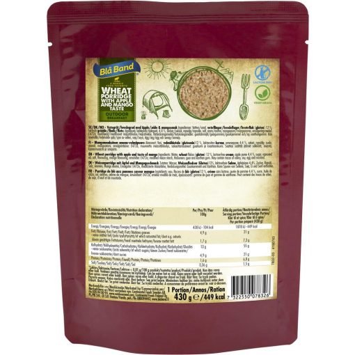 Bla Band Wheat Porridge with Apple and Mango - Longshot Tactical