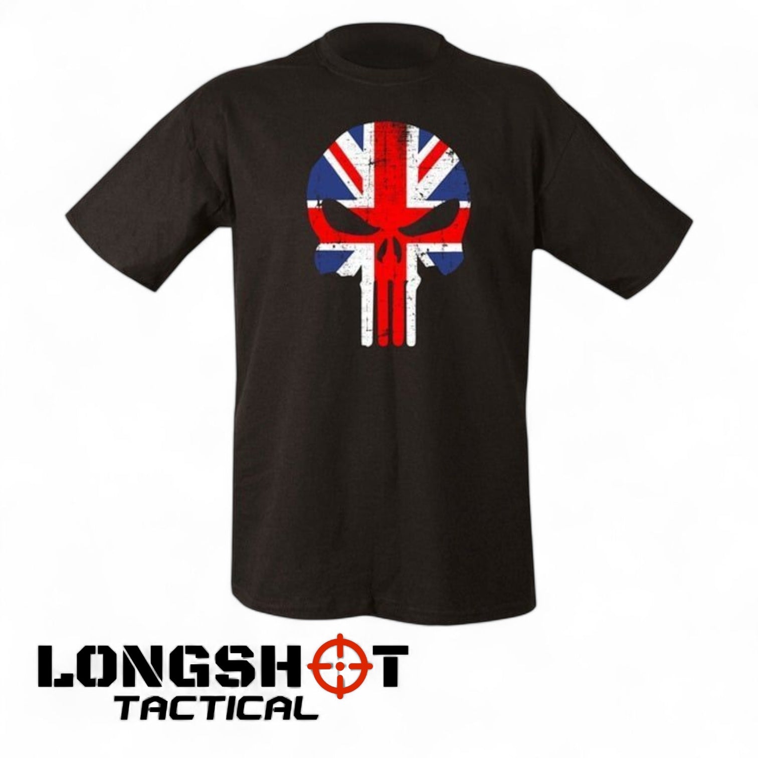 British Flag Skull T-Shirt - Longshot Tactical