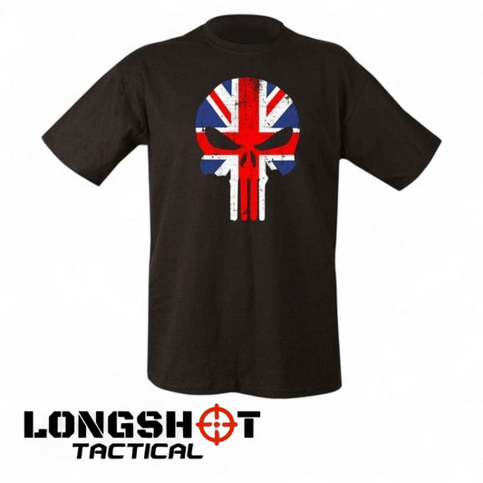 British Flag Skull T-Shirt - Longshot Tactical