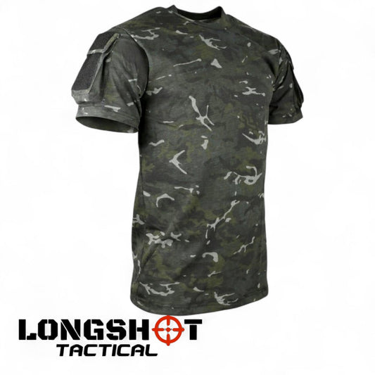 BTP Camo Black Tactical T-Shirt - Longshot Tactical