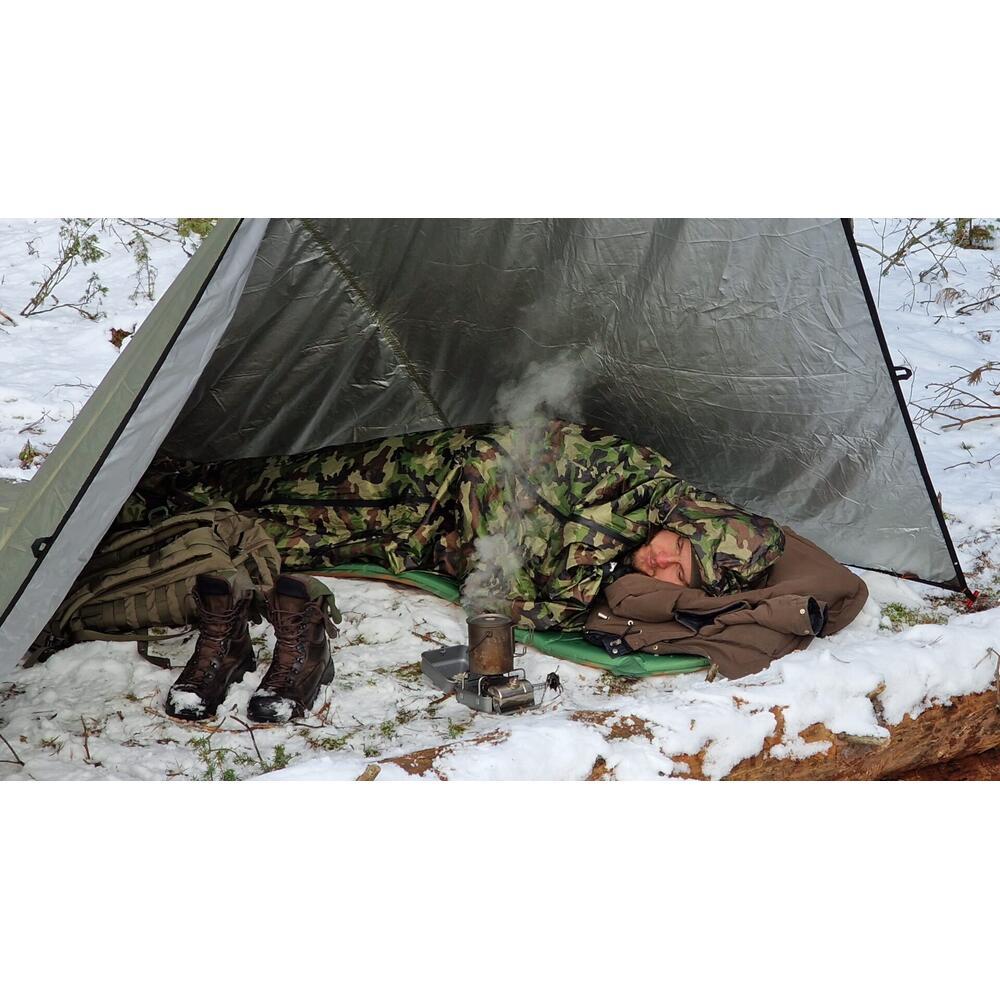Bushmen HIDEOUT Thermo - Camo Bivvy Bag / Tarp / Poncho - Longshot Tactical