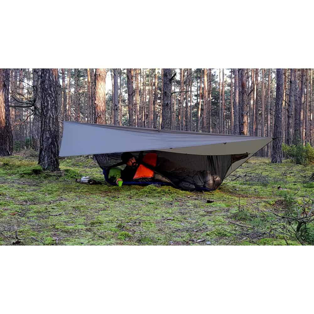 Bushmen Ultralight Tarp 2x3 - Dark Olive - Longshot Tactical