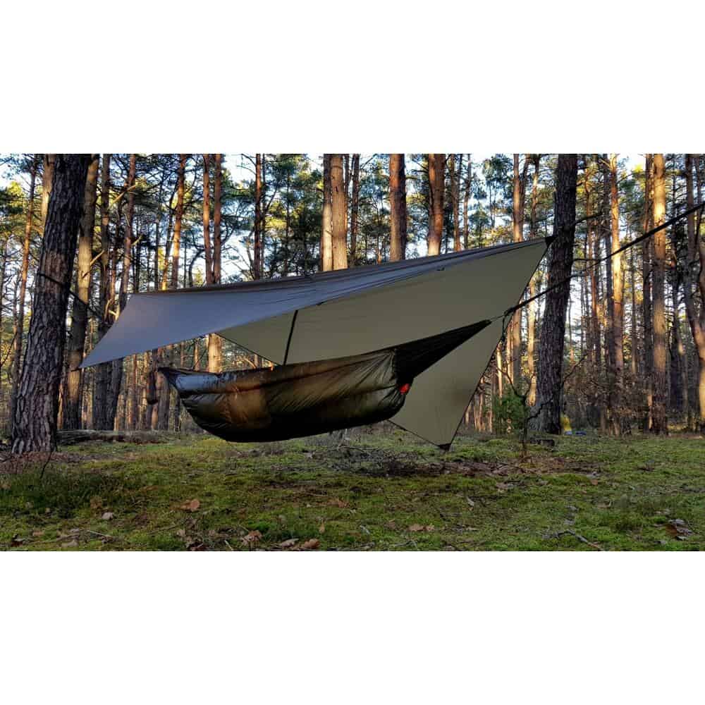 Bushmen Ultralight Tarp 2x3 - Dark Olive - Longshot Tactical