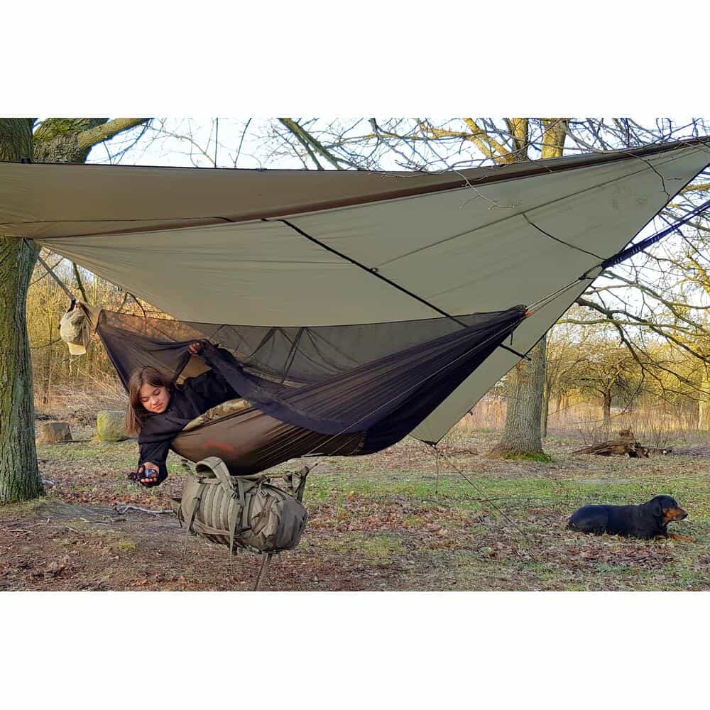 Bushmen Vagabond Hammock Set – Dark Olive - Longshot Tactical