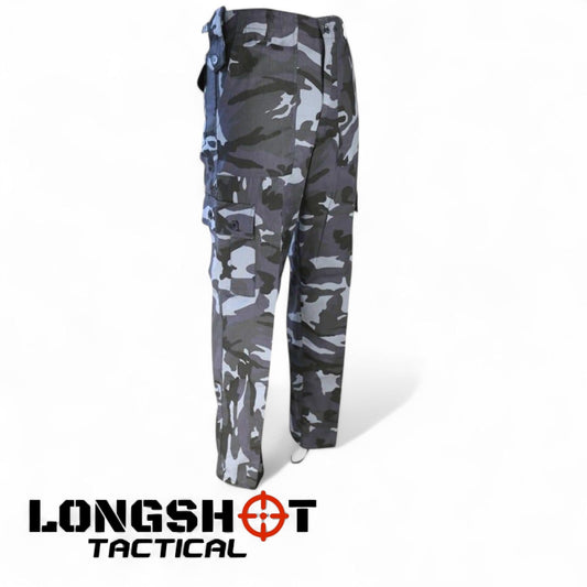 Combat Trousers – Midnight Blue Camo - Longshot Tactical