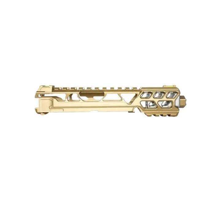 CTM AAP - 01 FUKU - 2 CNC Upper - Short Skeletonised Gold / Silver - Longshot Tactical