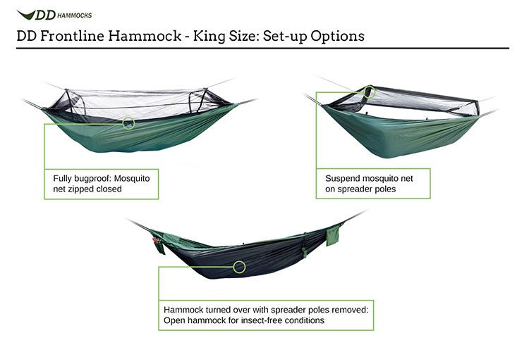 DD Frontline Hammock - KING Size - Longshot Tactical