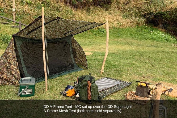 DD Hammocks A - Frame Tent - Multicamo - Longshot Tactical