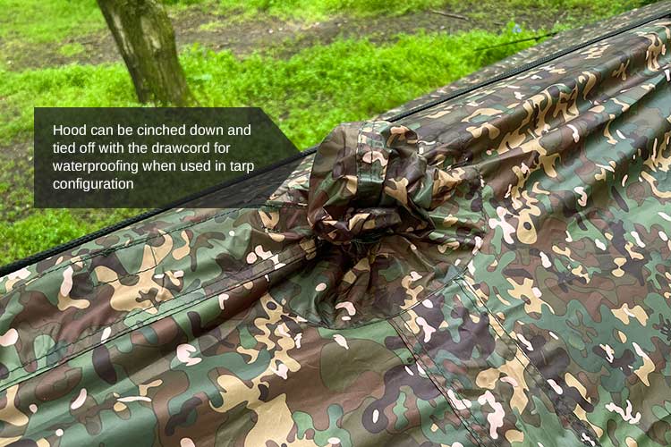 DD Hammocks Poncho Tarp - Multi Camo - Longshot Tactical