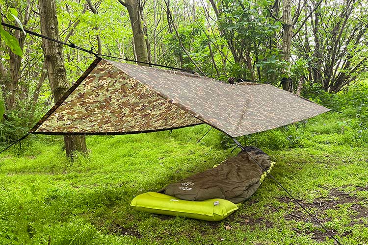 DD Hammocks Poncho Tarp - Multi Camo - Longshot Tactical