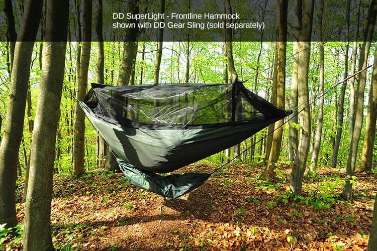 DD hammocks SuperLight - Frontline Hammock - Olive Green - Longshot Tactical