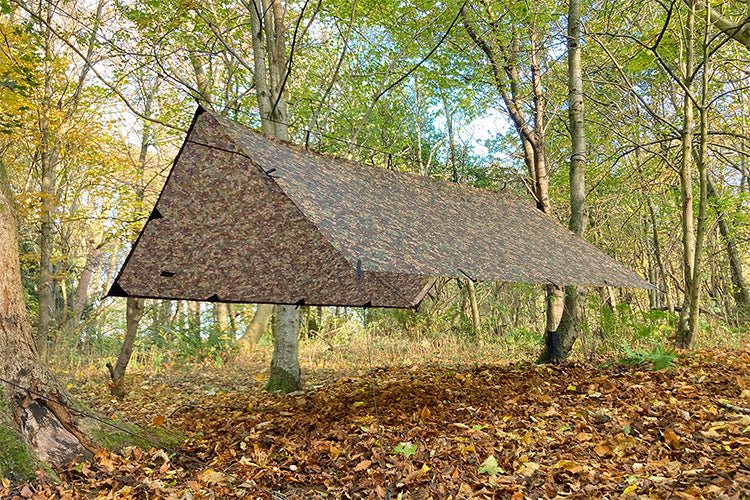 DD Large Camo Tarp 3.5m x 3.5m - Longshot Tactical