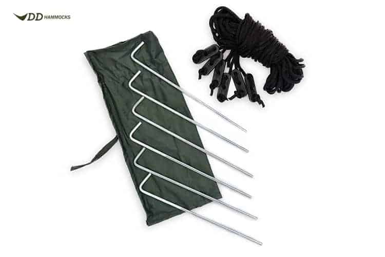 DD Pegs + Guy Lines (x6) - Longshot Tactical