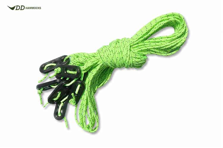 DD SuperLight Guy Rope – Bright Green (8 x 2m) - Longshot Tactical