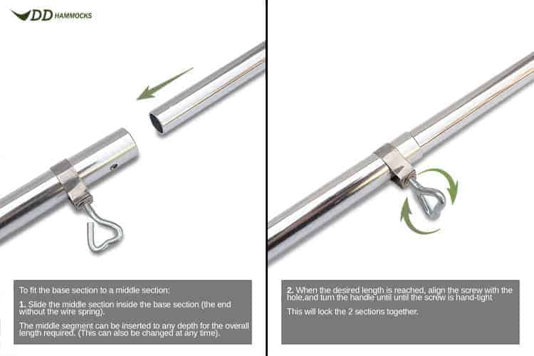 DD Tarp Pole - 2.2m ( 2 poles) - Longshot Tactical