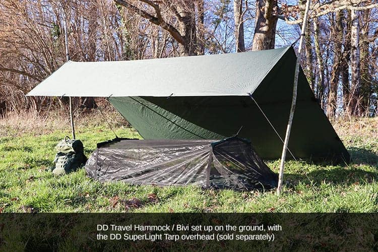 DD Travel Hammock / Bivi Olive Green - Longshot Tactical