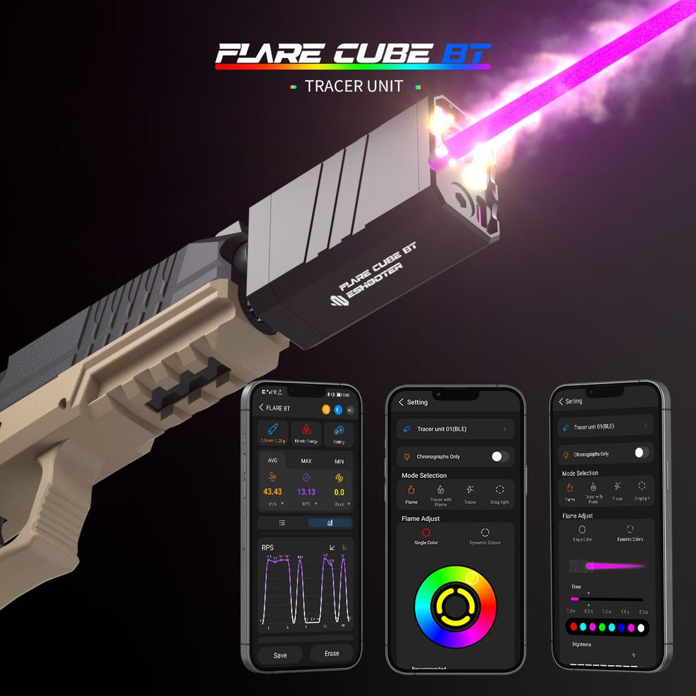 E - Shooter Flare Cube BT Tracer Unit - Longshot Tactical
