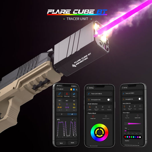 E - Shooter Flare Cube BT Tracer Unit - Longshot Tactical