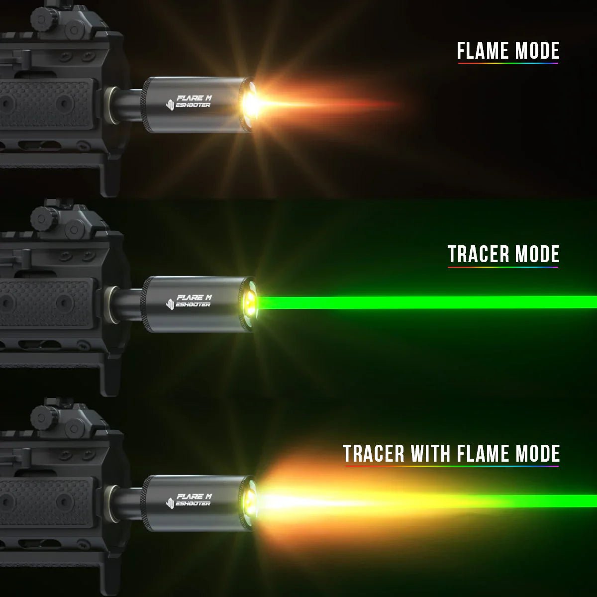 E - Shooter Flare M Tracer Unit - Longshot Tactical