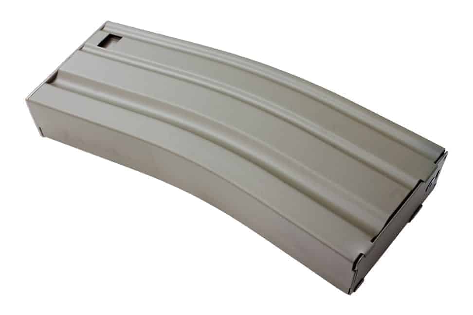 E&C 160 round M4 / M16 metal mid cap Tan - Longshot Tactical