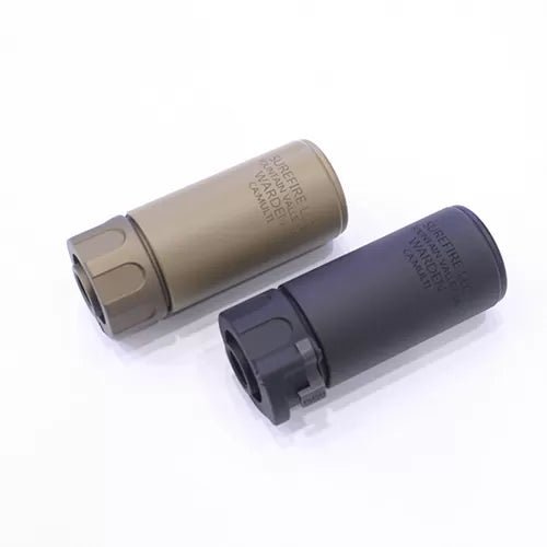 E&C Warden 3.5 Inch Mock Suppressor (Black / Tan) - Longshot Tactical