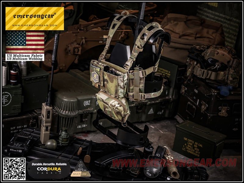 Emerson Gear CP Style Chest Rig Harness (Various Colours) - Longshot Tactical