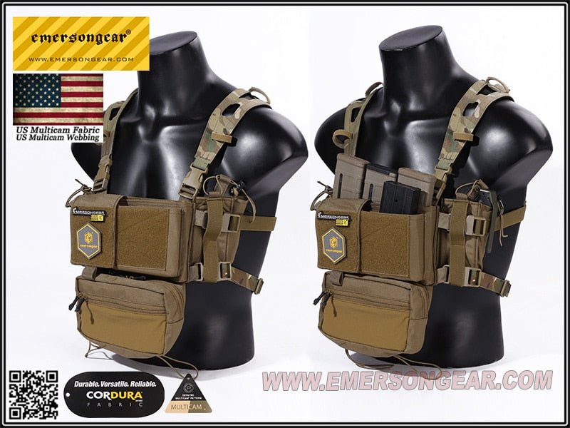 Emerson Gear CP Style Chest Rig Harness (Various Colours) - Longshot Tactical