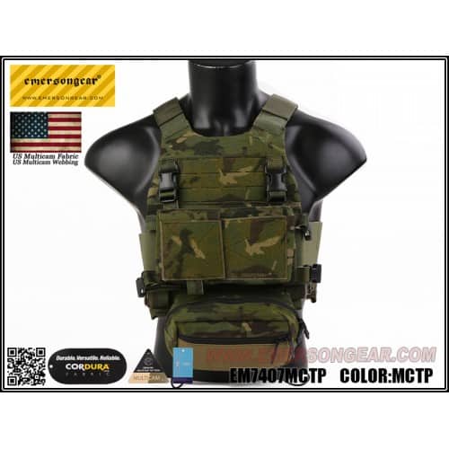 Emerson Gear FCS Style Vest W/MK Chest Rig - Longshot Tactical