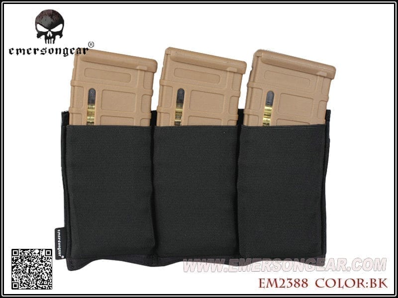 Emerson Gear Triple Elastic Magazine Pouch - Longshot Tactical