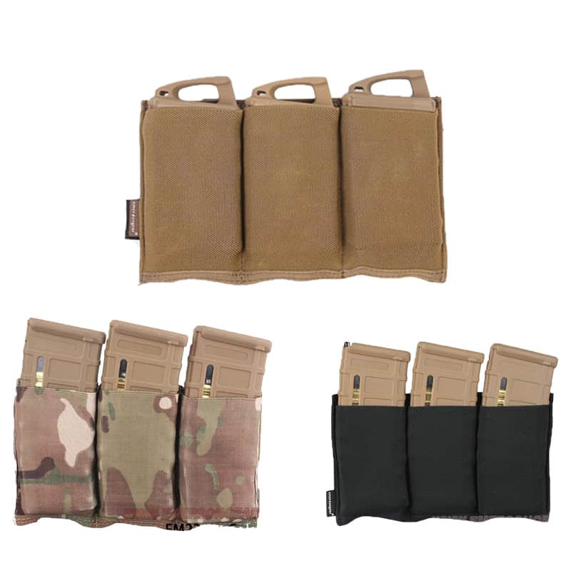 Emerson Gear Triple Elastic Magazine Pouch - Longshot Tactical