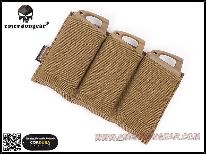 Emerson Gear Triple Elastic Magazine Pouch - Longshot Tactical
