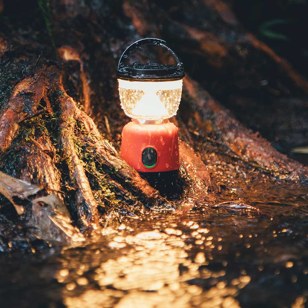 Fire Maple Sandglass LED Camping Lantern (Grey or Red) - Longshot Tactical