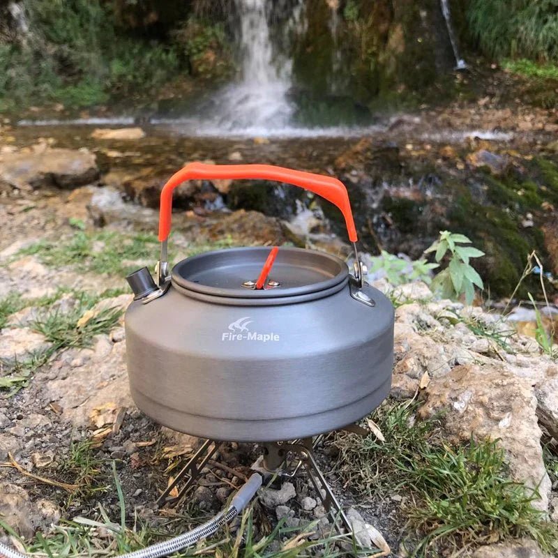 FireMaple Feast T3 Aluminium Kettle 0.8L (Black Handle) - Longshot Tactical