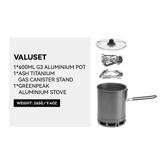 FireMaple Petrel G3 Cooking set (Ultralight) - Longshot Tactical