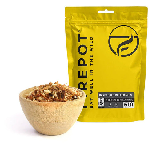 Firepot Barbecue Pulled Pork 125g Dehydrated - Longshot Tactical