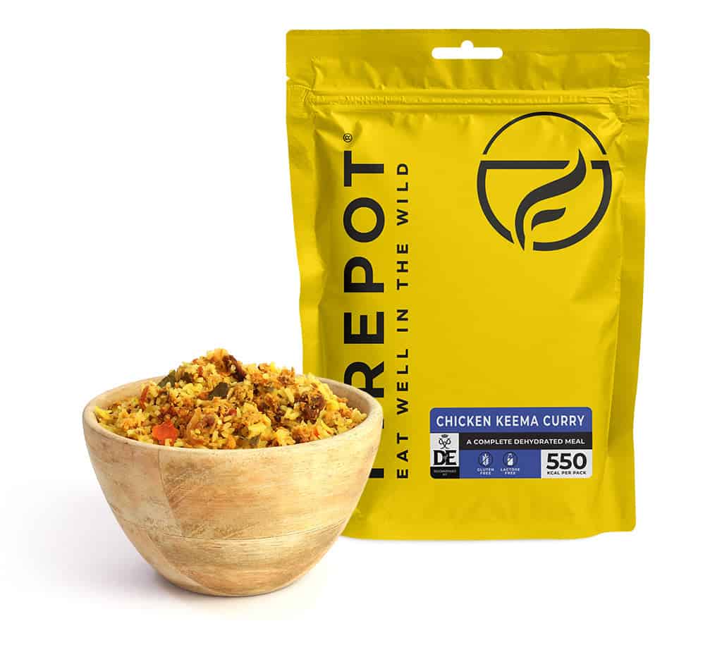 Firepot Chicken Keema Curry 125g Dehydrated - Longshot Tactical