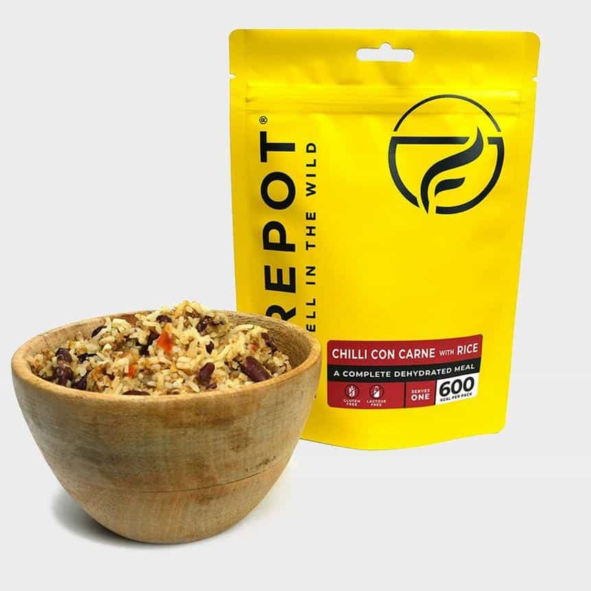 FirePot Chilli con Carne and Rice 135g Dehydrated - Longshot Tactical