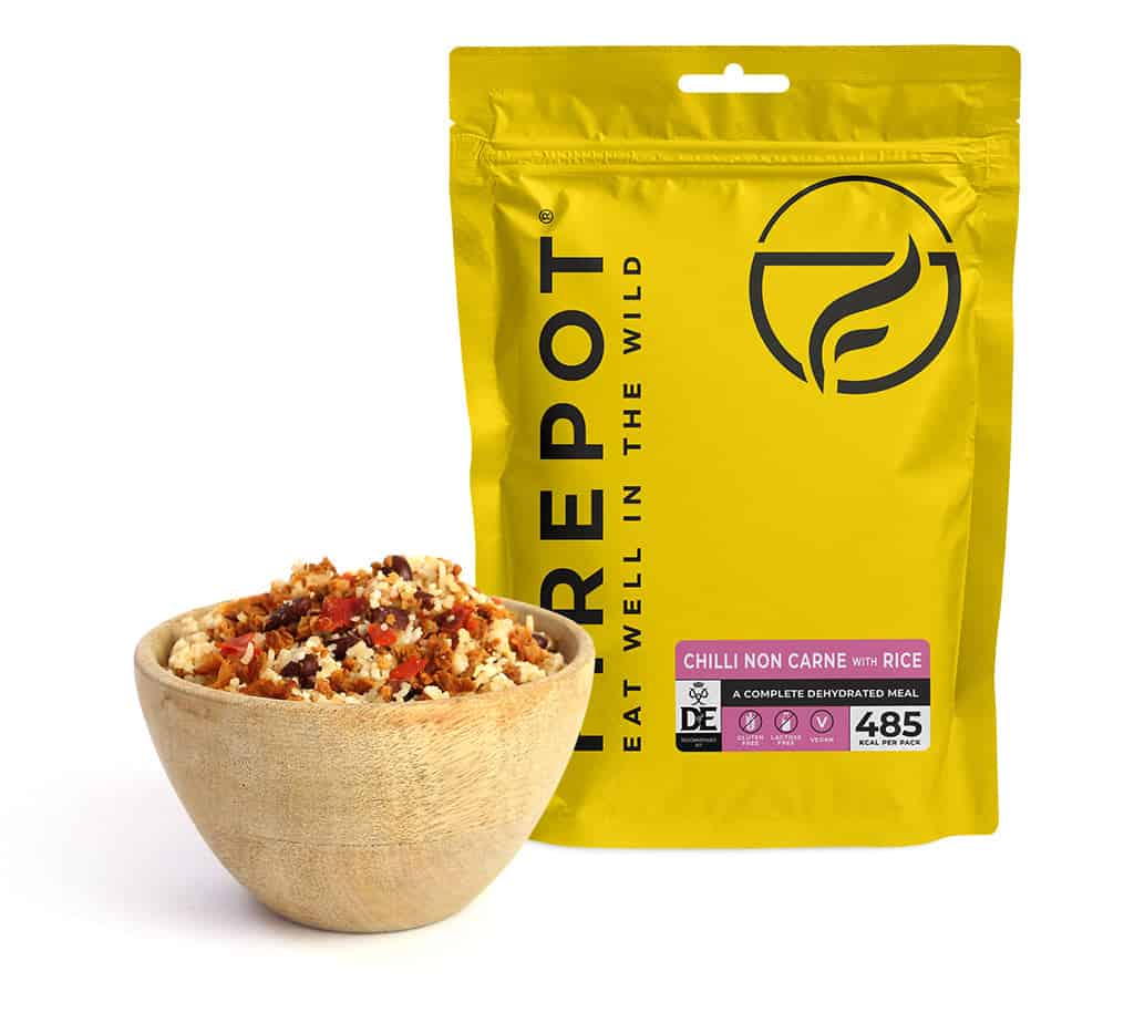 Firepot Chilli Non Carne and Rice (Dehydrated) - Longshot Tactical