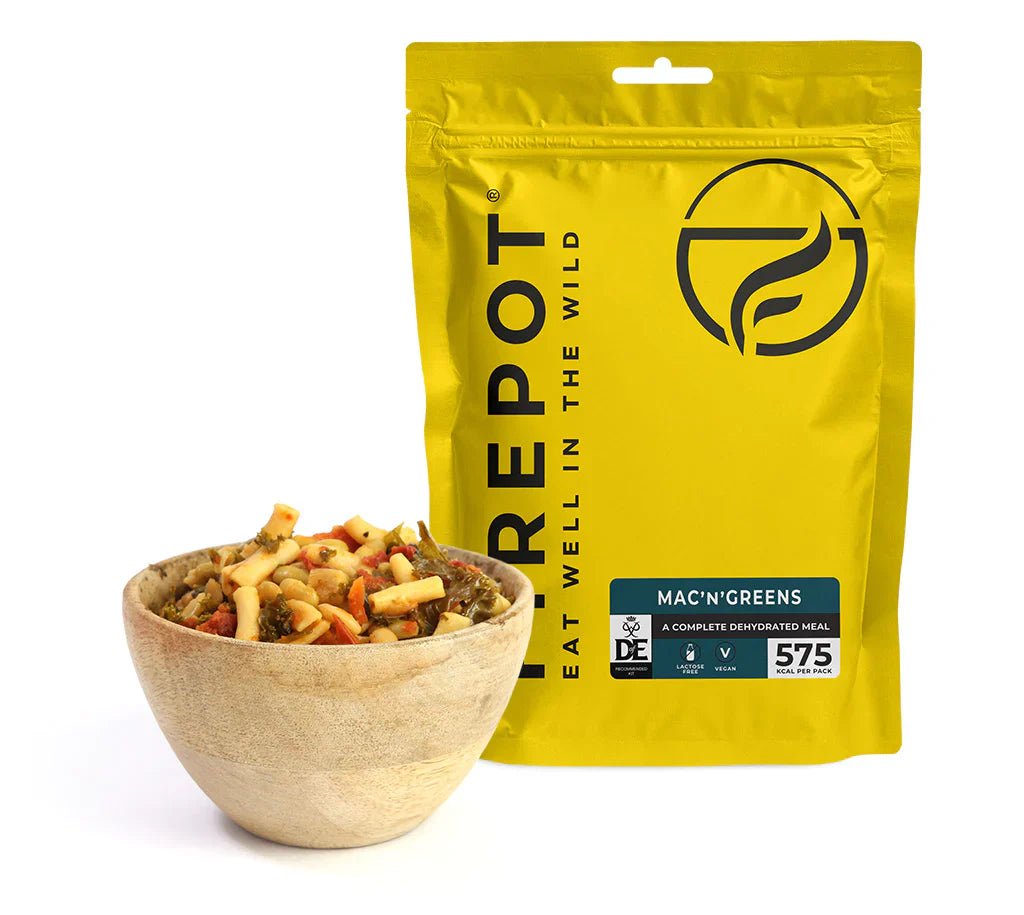 Firepot Mac'n'Greens (Vegan) 135g Dehydrated - Longshot Tactical