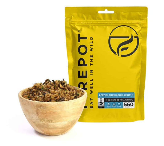 Firepot Porcini Mushroom Risotto 135g Dehydrated - Longshot Tactical