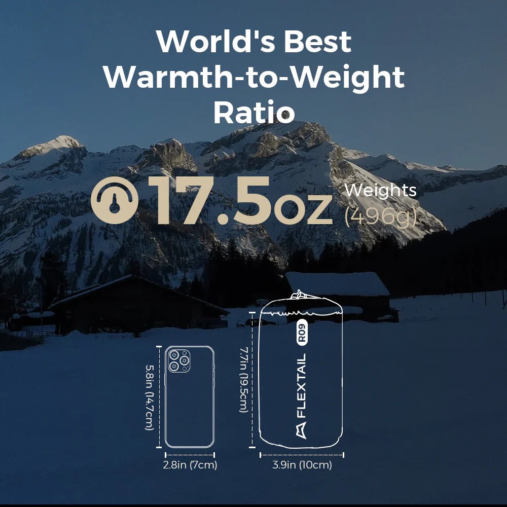 Flextail Gear Tiny Sleeping Pad R09 AVS Mummy Large - Longshot Tactical