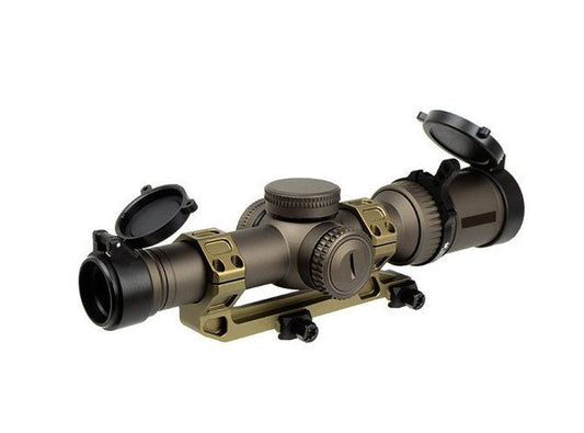 FMA 1 - 6x24 Razor HD GenII - E Type Rifle Scope Mount Set - Desert - Longshot Tactical