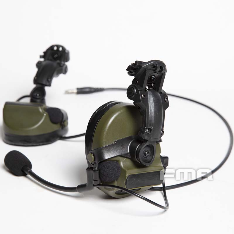 FMA Comtac II / III Helmet Arc Rail Headset Adapter - Longshot Tactical
