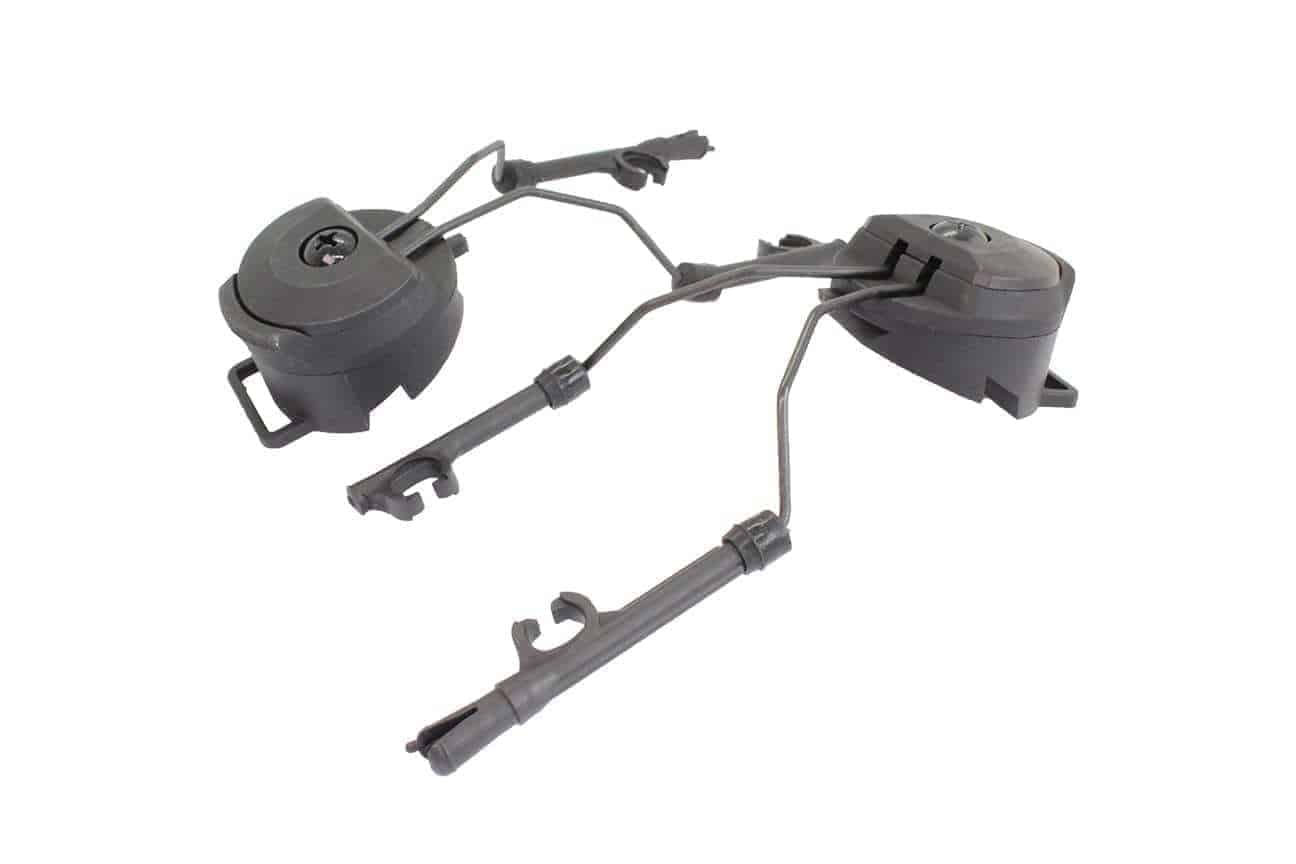 FMA PT Headset and Helmet Rail Adapter Set - Black - Longshot Tactical