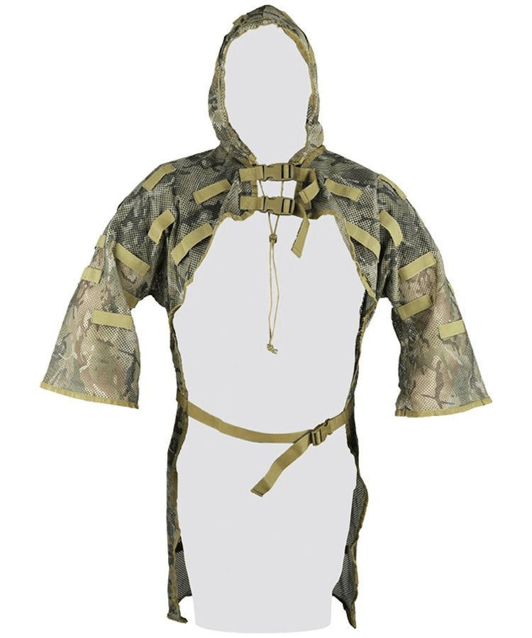 Ghillie Suit Concealment Vest BTP Camo - Longshot Tactical