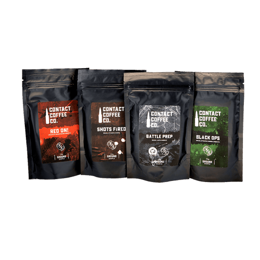 Ground Coffee Sample Bags - Longshot Tactical