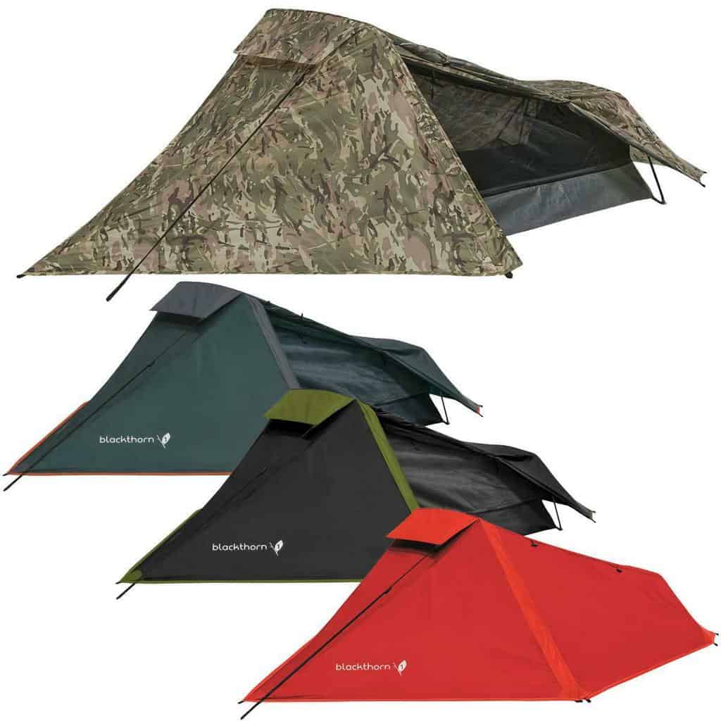 Highlander Blackthorn 1 Lightweight Solo Backpacking Tent (Various colours) - Longshot Tactical