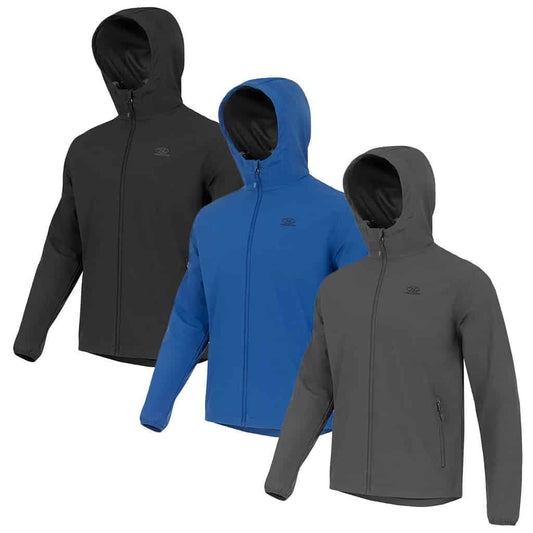 Highlander Shield Water Repellent Jacket (Grey / Black / Blue) - Longshot Tactical
