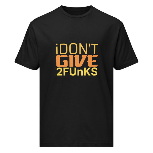 I don't give 2 funks Unisex fine jersey tee black - Longshot Tactical