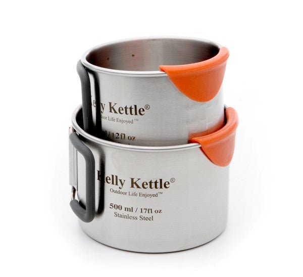 Kelly Kettle Camping Cup Set (350 & 500ml) - Longshot Tactical